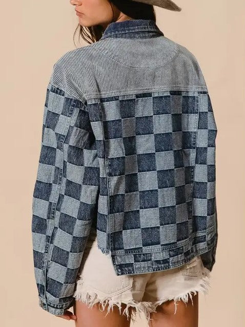 Corduroy Checker Jacket