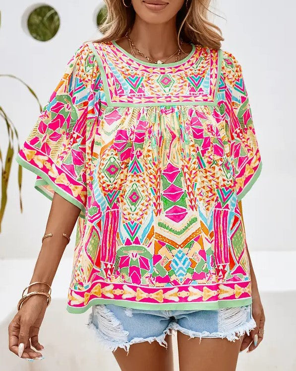 Chic Vibrance Top