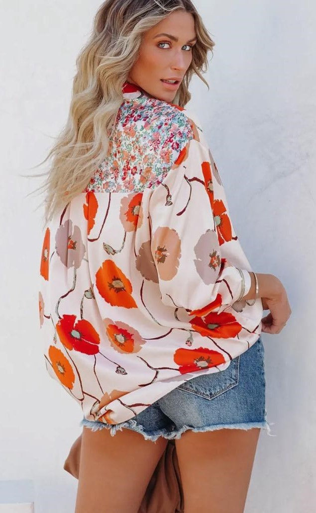 THE Floral Blouse