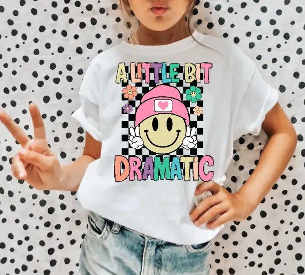 Girls Retro Drama tee