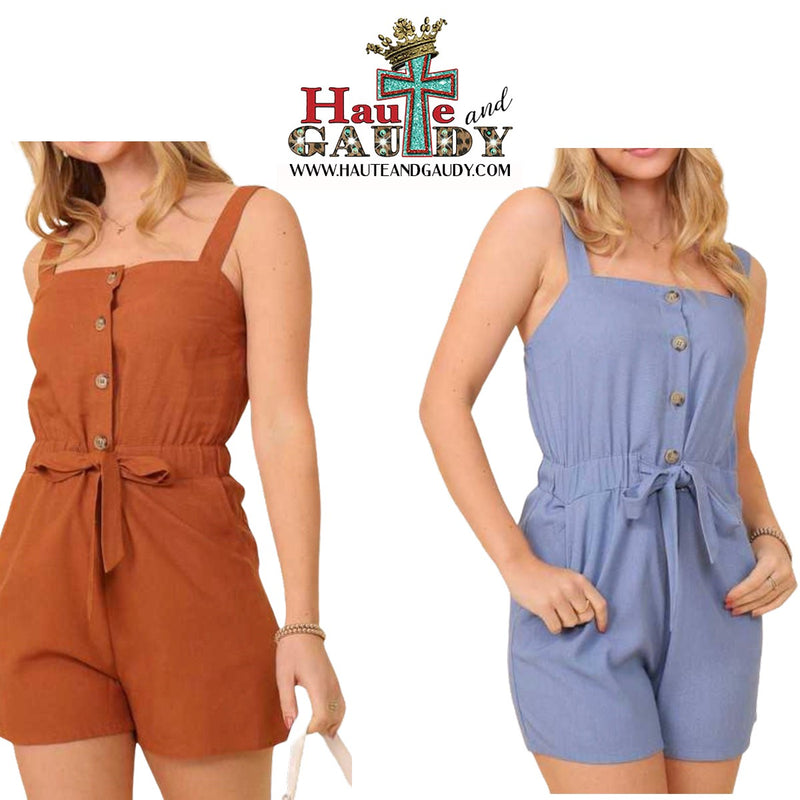 Linen Romper