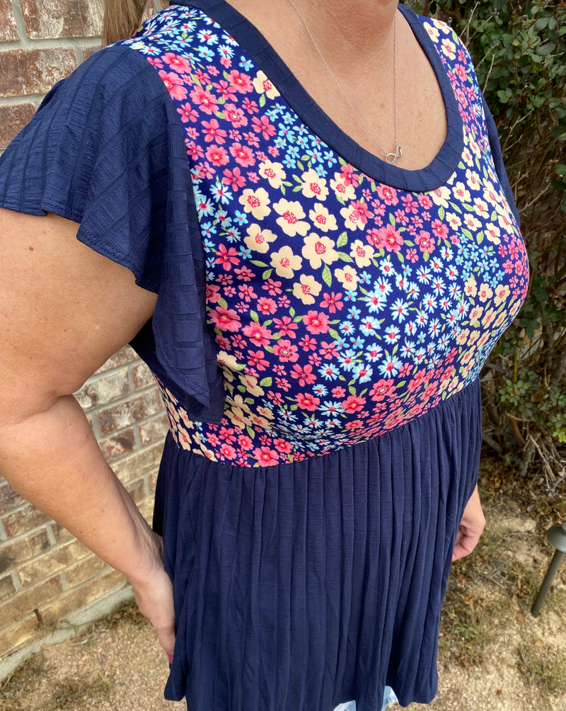 Floral Babydoll Top